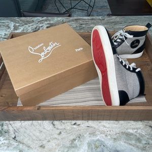 Christian Louboutin Rantus Flat Calf/Granariso